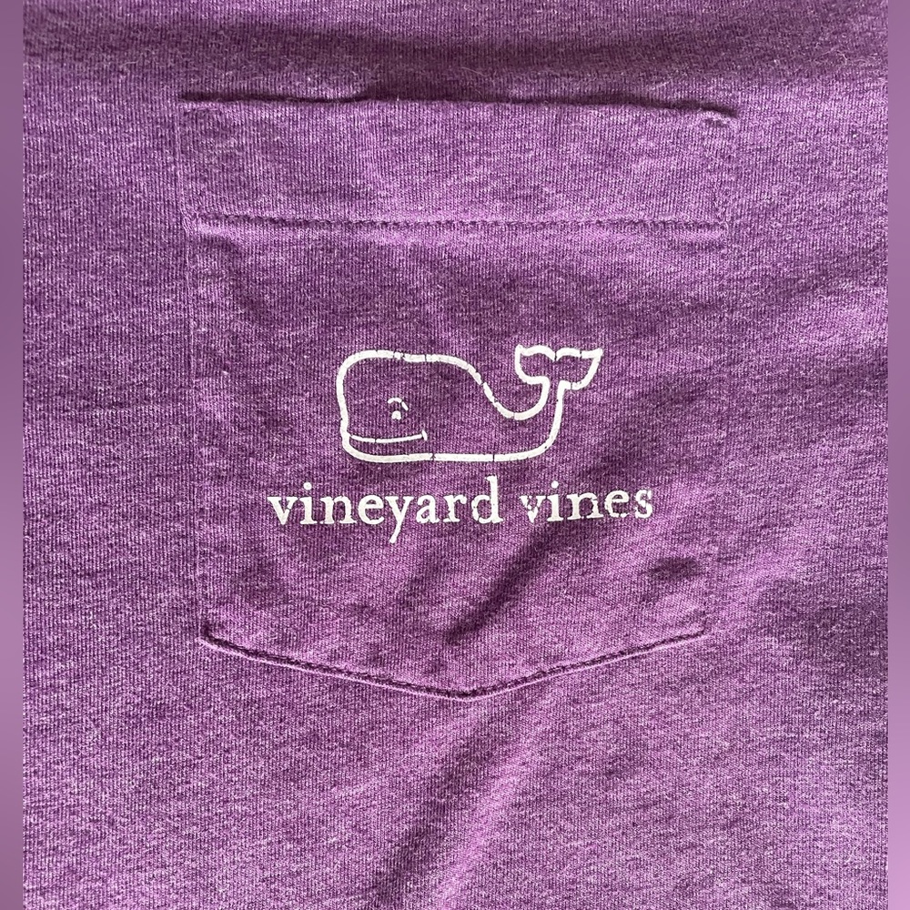 Purple long sleeve shirt with pocket